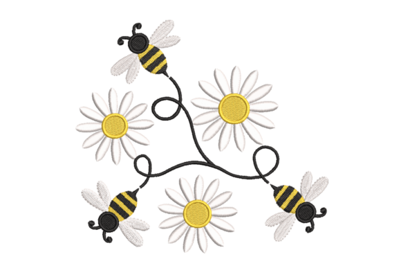 Bees Daisies – Cute Spring: A Designer's Fair Review