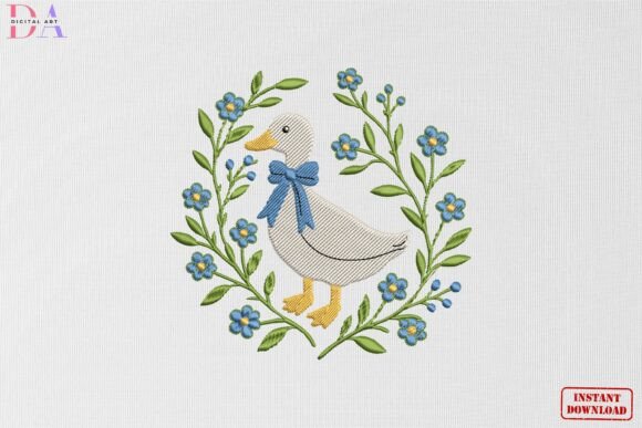 Blue Floral Duck Spring Charm Review