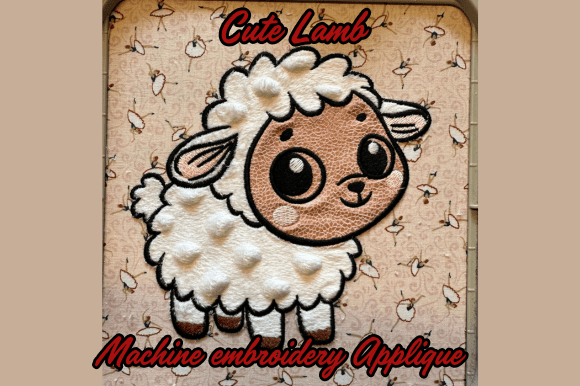 Cute Baby Lamb Applique Review