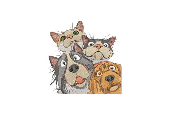Dogs and Cats Embroidery Design Review