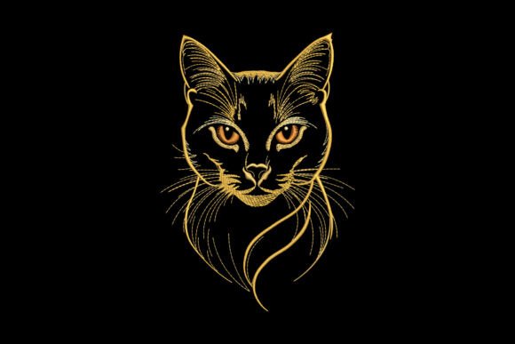 Elegant Cat Head Embroidery Review