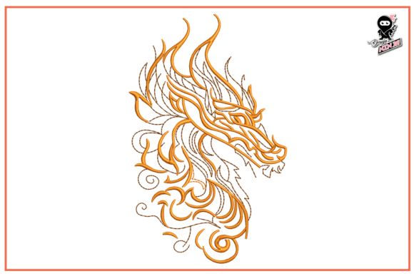 Fire Dragon Embroidery Design Review