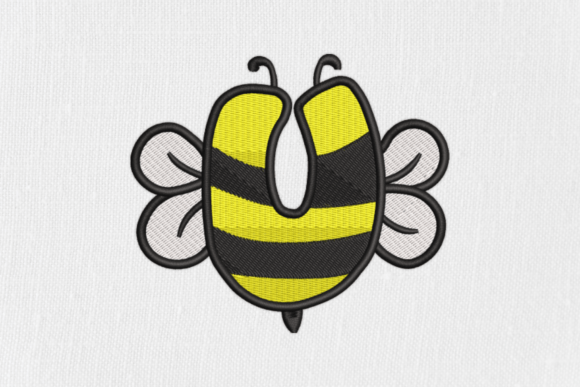 Letter U Bee Monograms Review for Small Business