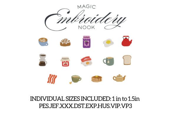 Mini Breakfast Bundle X 14 Designs