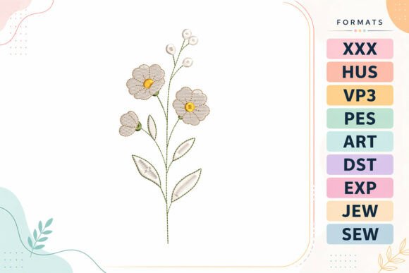 Minimal Wildflower Floral Embroidery Review