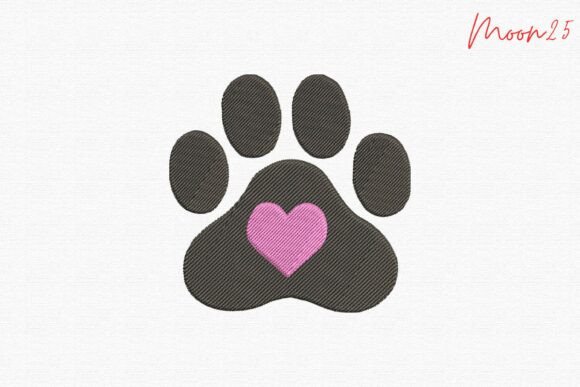 Paw Heart Pet Lover Motif Review