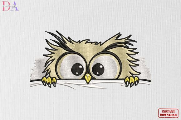Peekaboo Owl Funny Eyes