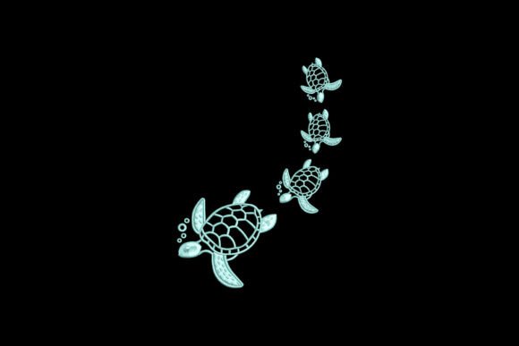 Sea Turtle Family: A Designer's Review for Personalized Gifts