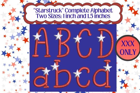 Star Struck Embroidered Alphabet-XXX Review
