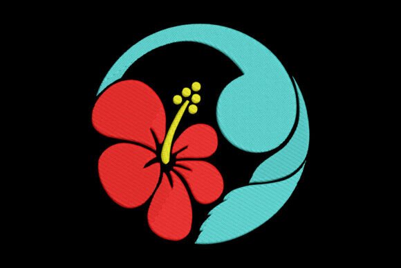 Tropical Hibiscus Flower Embroidery Review