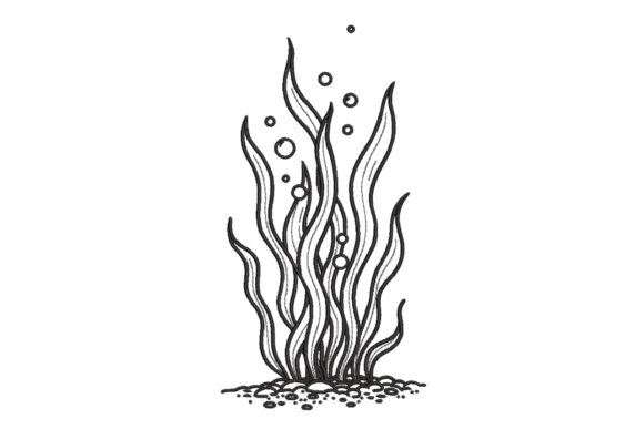 Underwater Seaweed Embroidery Design Review