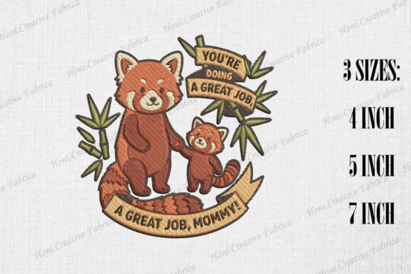 You re Doing a Great Job Mommy Red Panda